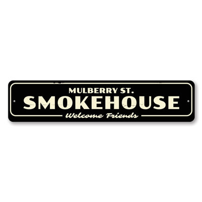 Smokehouse Custom Aluminum Sign