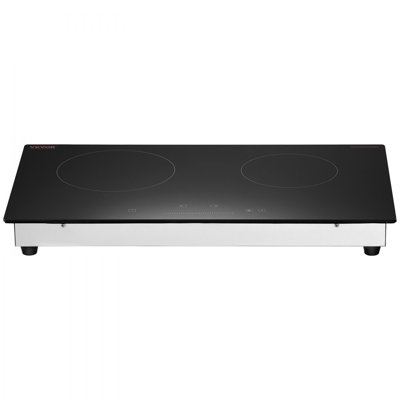 Surface de cuisson électrique intégrée en céramique radiant 2 brûleurs 23,6 x 13,3 po