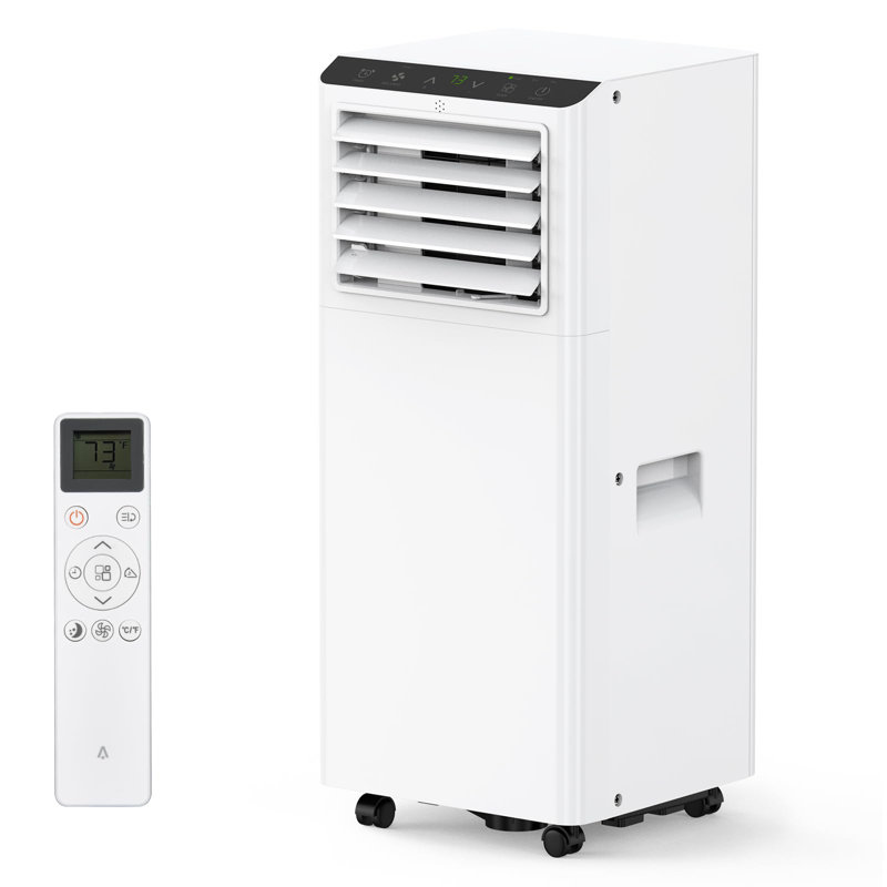 Climatiseur portatif de 8 000 BTU, déshumidificateur encastré et ventilateur 3 en 1 intégré, refroidissant jusqu'à 350 pieds carrés