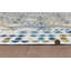 Tapis performance tissé à la machine Dahlia - bleu - 5 pi 3 po x 7 pi-100068555