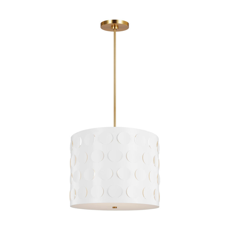Dottie 3 - Light Chandelier, Burnished Brass