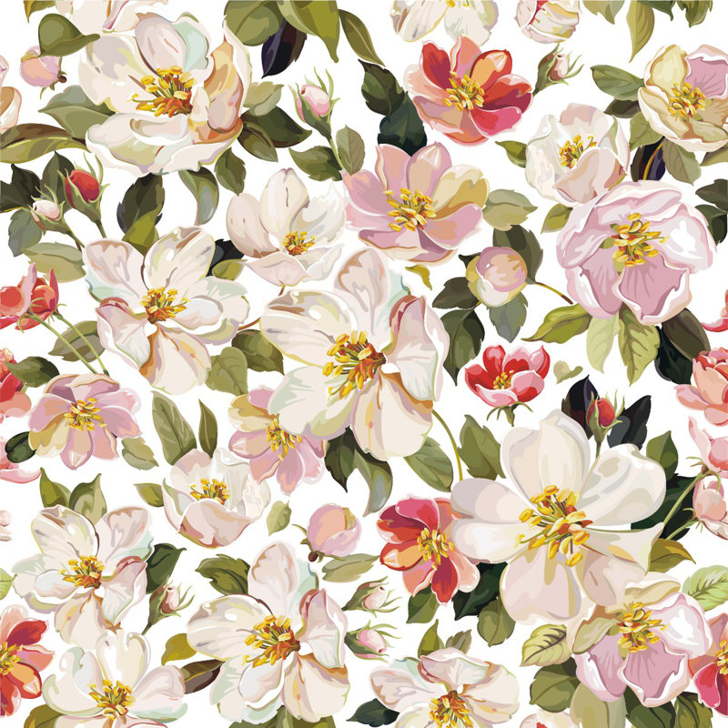Wall Mural, 10.42' W x 10.42' L