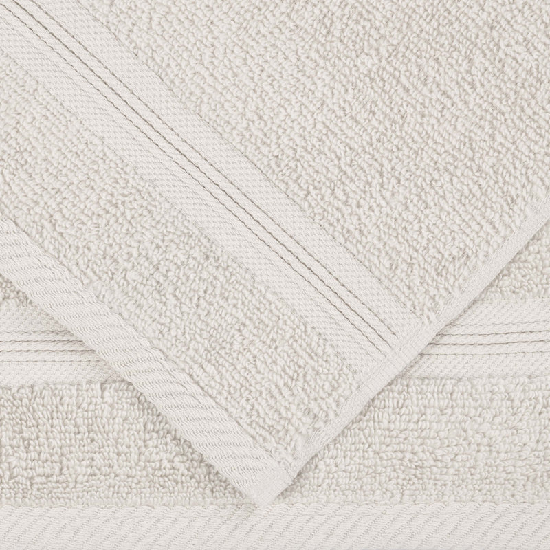 Smart Dry Zero Twist Cotton Medium Weight Bath Sheets, Ivory