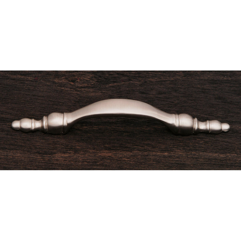 Satin Nickel Brushed Arch Pull with Mounting Hardware