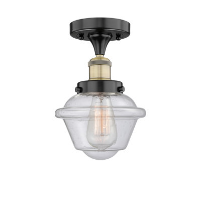 Grourke Glass Semi Flush Mount