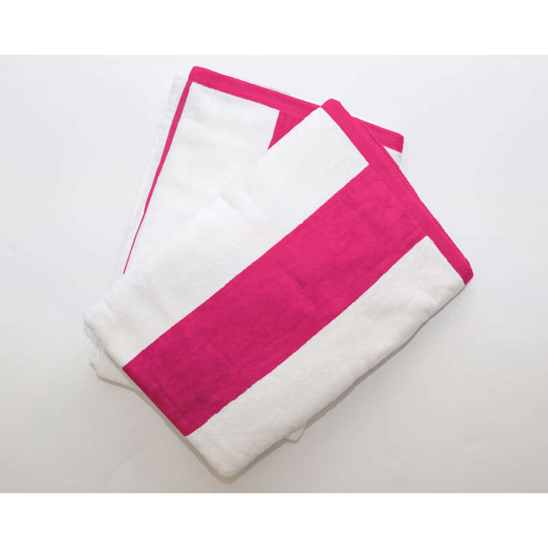 100% Cotton Midweight Beach Towel, Purple