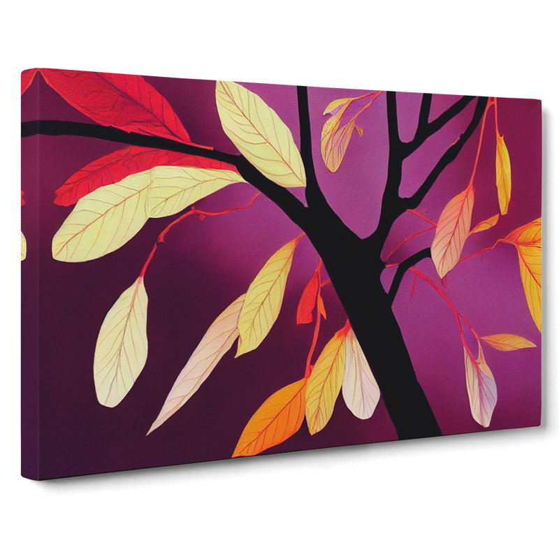 Tree Leaves - Wrapped Canvas, 50cm H x 76cm W x 3cm D