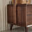 Solid Wood Coat Rack Doubling as Nightstand