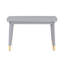 Ensemble de table et de chaises pour enfants, ensemble de 5 pièces à finition grise-1232359741