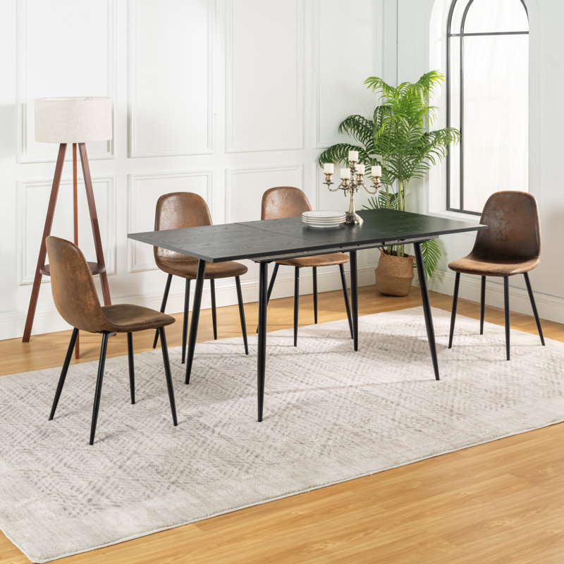 4 - Person Dining Set, Brown