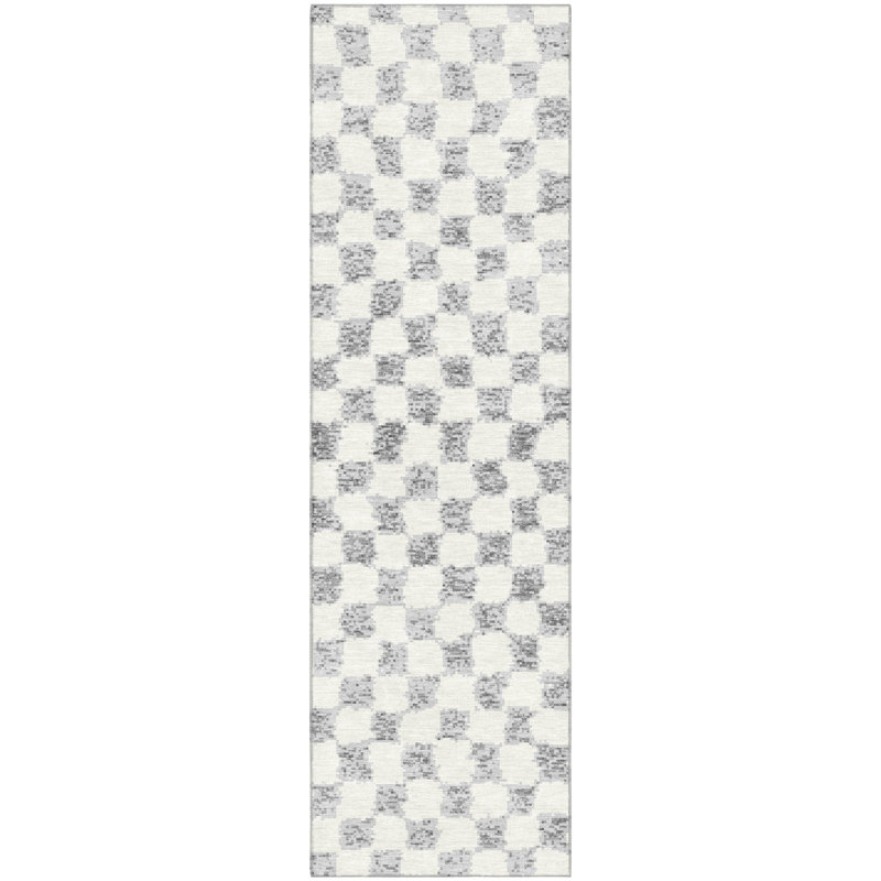 Premium Machine Washable Millbrook AMF1958 Geometric Rug, Runner 2'3" x 7'6"