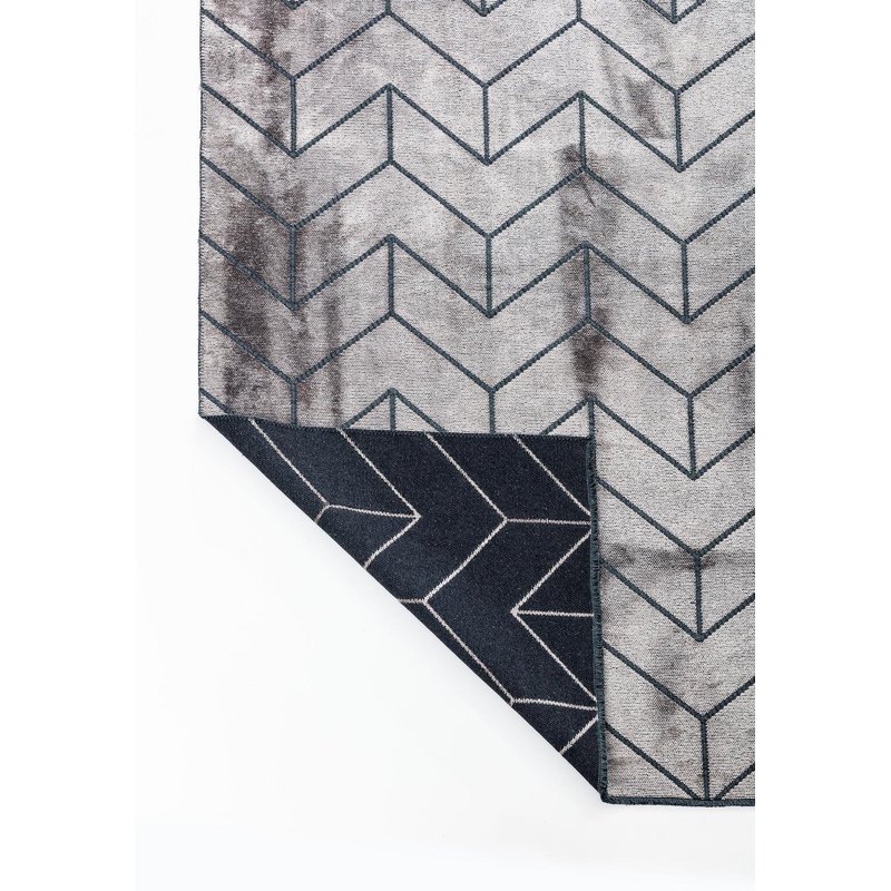 Rapture Chevron Area Rug, Square 9'10"