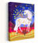 Majestic White Horse 1 Piece Wrapped Canvas Wall Art-334120363