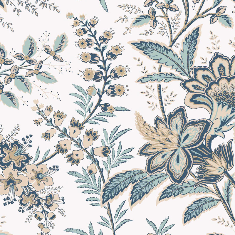 Papier peint Laura Ashley Marlbrook, Crème, crème