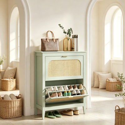 14 Pair Shoe Storage Cabinet