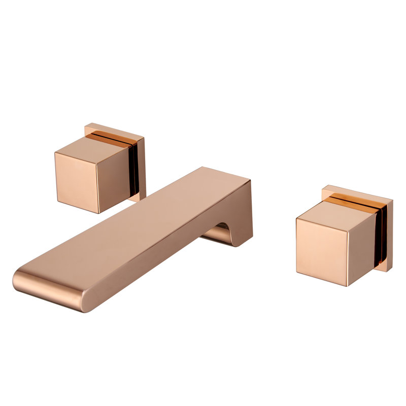 2-handle Bathroom Faucet, Rose Gold