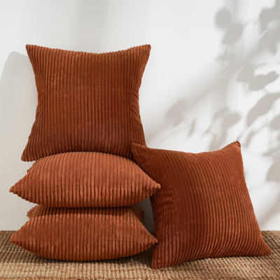 Striped Corduroy Pillow Cover Square Modern Gradient Pillow Cases for Sofa,  Decorative Cushion Cover