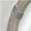 Miroir mural en bois de 30,75 po, de style campagnard