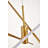 Hulse 3 - Light Aluminium Dimmable LED Sputnik Modern Linear Chandelier-580219478-580219476