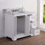 Derby 36" Carrara White Marble Countertop Bath Vanity with Faucet-1761466676-1761466677