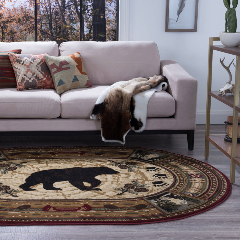 Alers Indoor Rug, Oval 5'3" x 7'3"