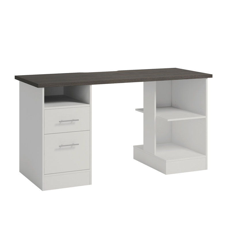 Bureau de jeu, finition blanche
