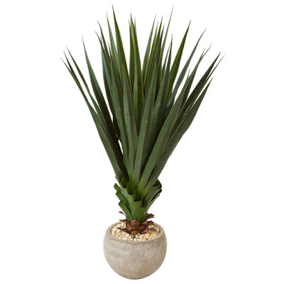 Plante agave artificielle 45,5" en pot