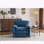 Fauteuil de 38,58 po en chenille, fauteuil d'appoint avec siège à double couche et dossier rembourré-351057670