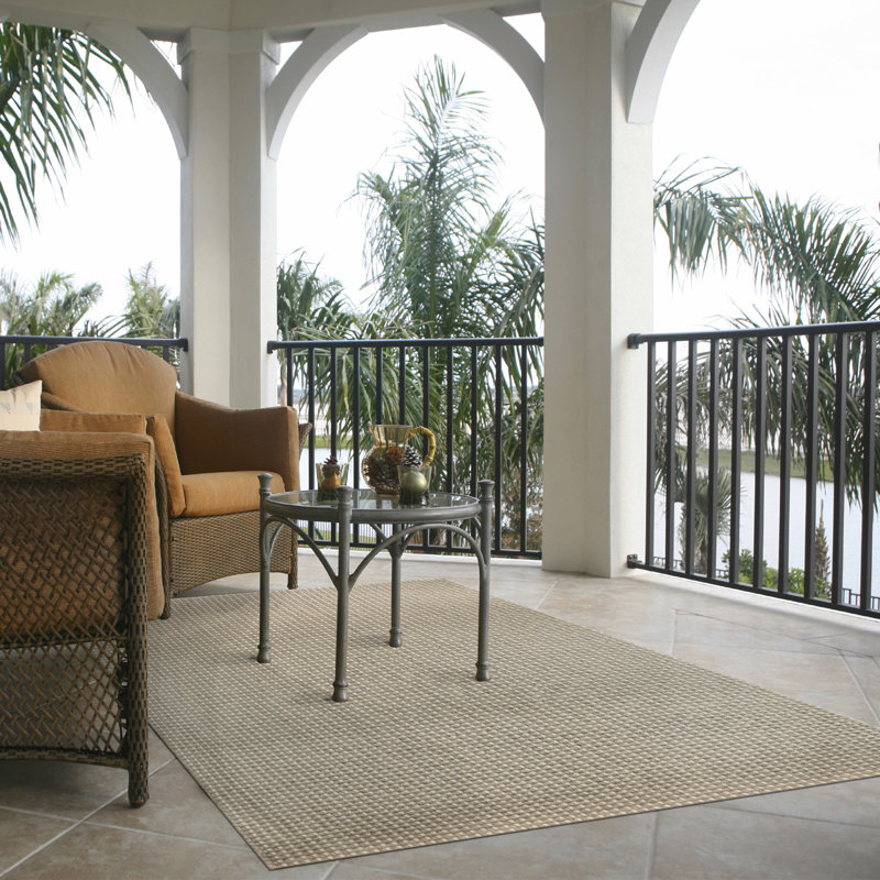 Bay Isle Home Toucha Beige Indoor/Outdoor Rug & Reviews | Wayfair