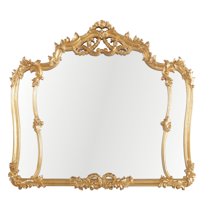 Rectangle Mirror, Gold
