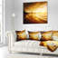 Coussin imprimé Fascinating Caribbean Beach en jaune - Sea & Shore-123281657