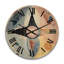 Horloge murale en bois massif Saliba-1275122807