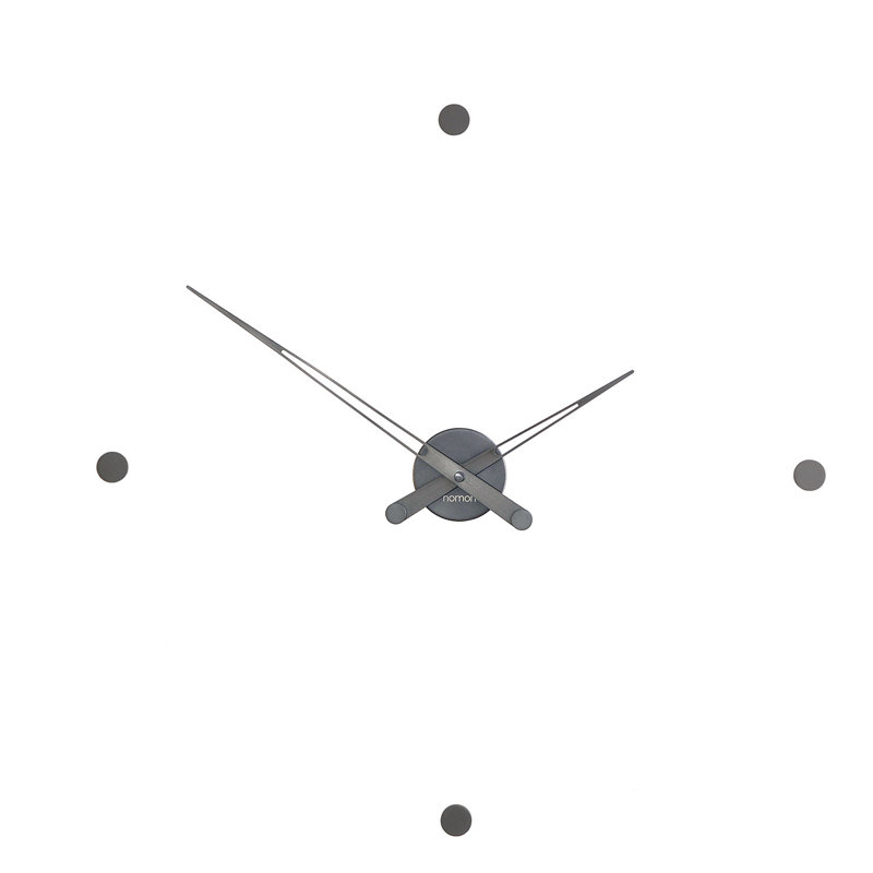 Rodon Metal Analog Wall Clock, Graphite