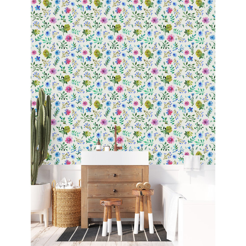 Carreau de papier peint auto-adhésif 25 po Ajeya, L 10,42 po x L 2,08 po