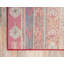 Tapis à motif géométrique rouge Sierra-40277288