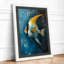 Masked Fish Modern - Framed Print-250523104-250523131