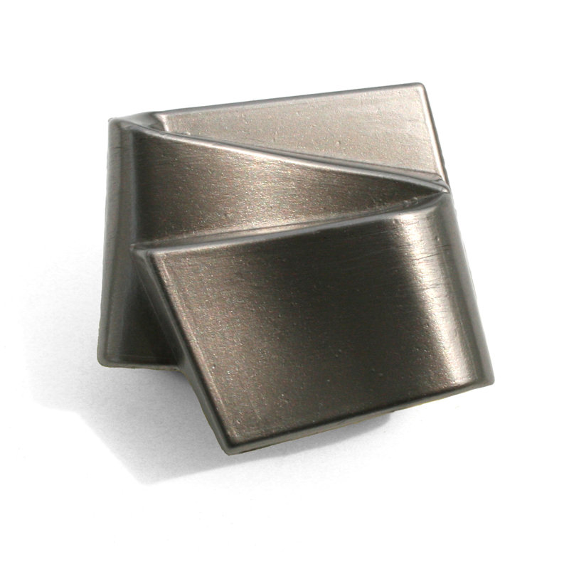 Brushed Nickel Square Modern Cabinet Knob