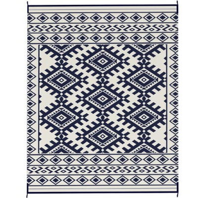 Reversible Rug,Portable Outside Camping Area Carpet Mat,Outdoor Rug for Patio for Decor