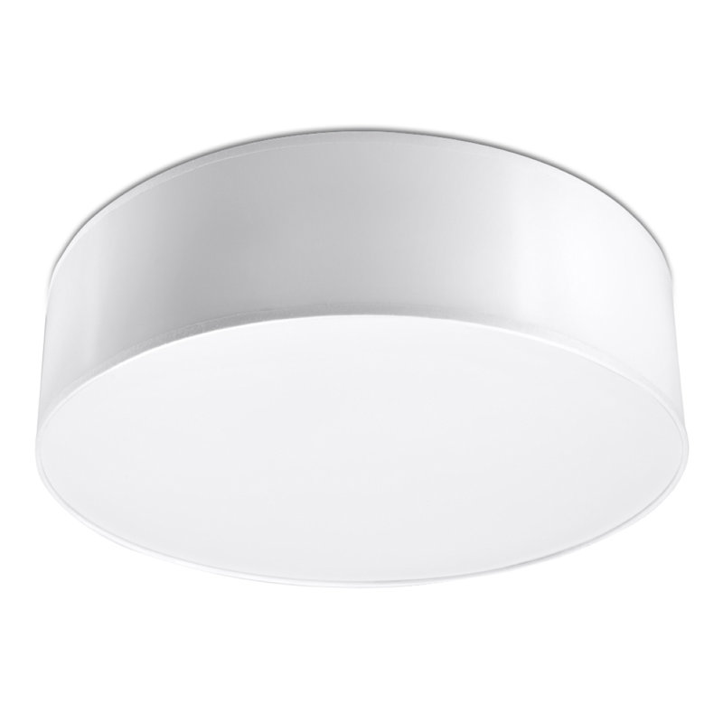 Arena PVC Flush Mount, 12cm H x 45cm W x 45cm D, White