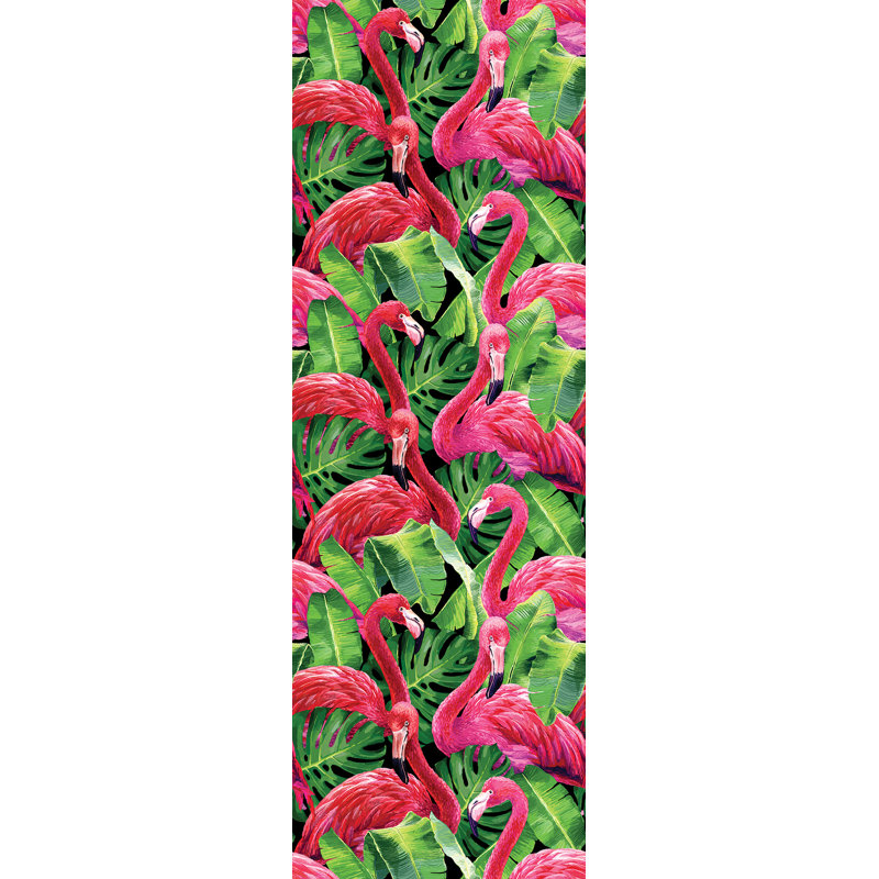 Flamingos 3.20m x 106cm Matte Wallpaper Panel
