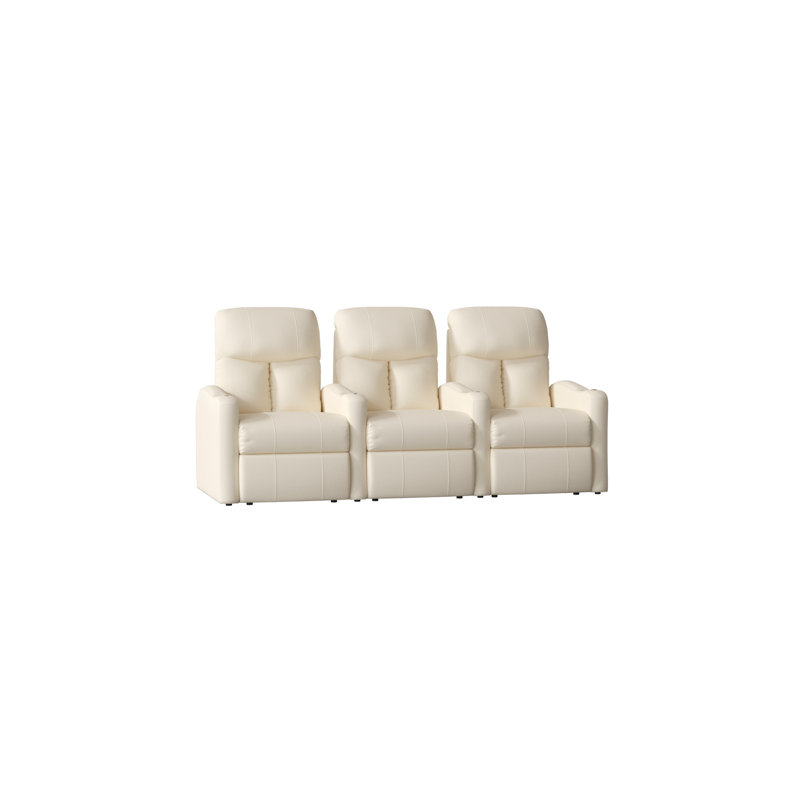 Canapé de cinéma maison (rangée de 3), Électrique, Polaire luxueux