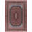 Breedlove Traditional Machine Woven Flatweave Red and Navy Area Rug with Non Skid Backing-301846681