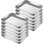 12-piece Stainless Steel Baking Pan Set