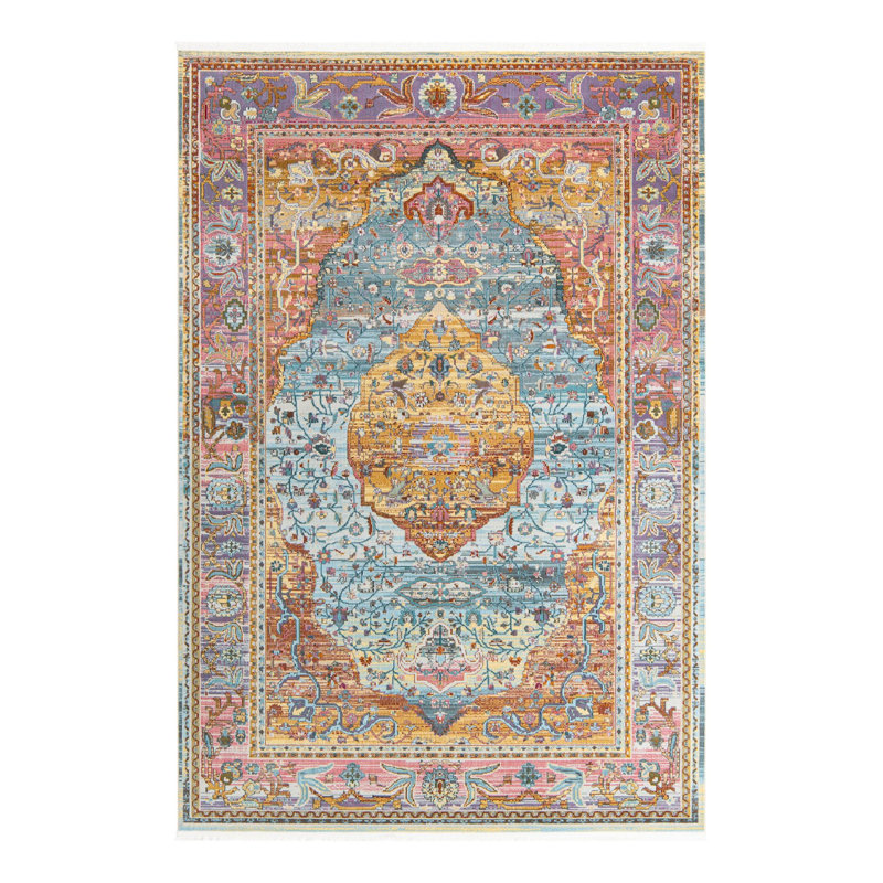 Folmar Abstract Indoor Rug, Rectangle 7' x 10'