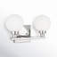 Ruba 2 Light Frosted Dimmable Vanity Light-794965107