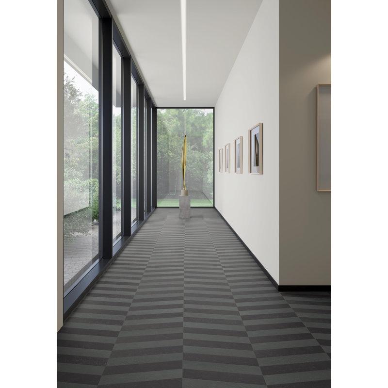 SAMPLE-Kosei Chevron 6x6, Gray Green