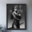 Reproduction d'art encadré noir rétro-1246610906