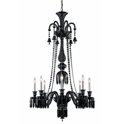 Leonardo 8 - Light Glass Empire Chandelier