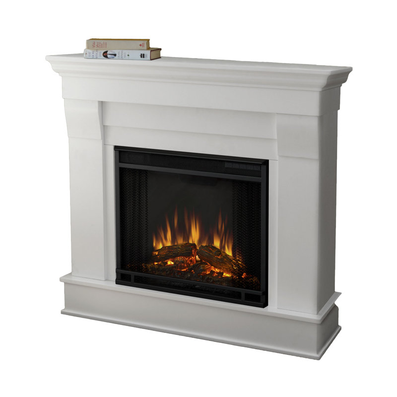 Chateau 41" Electric Fireplace by Real Flame, White