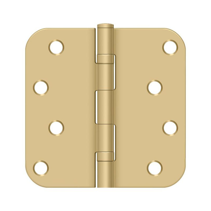 64'' x 64'' Steel Surface Mount Hinge, Brushed Brass